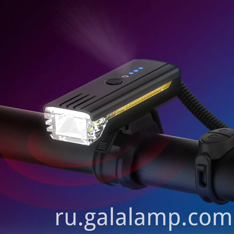 Конечный водонепроницаемый велосипедный рог и яркий светодиодный световой комбо